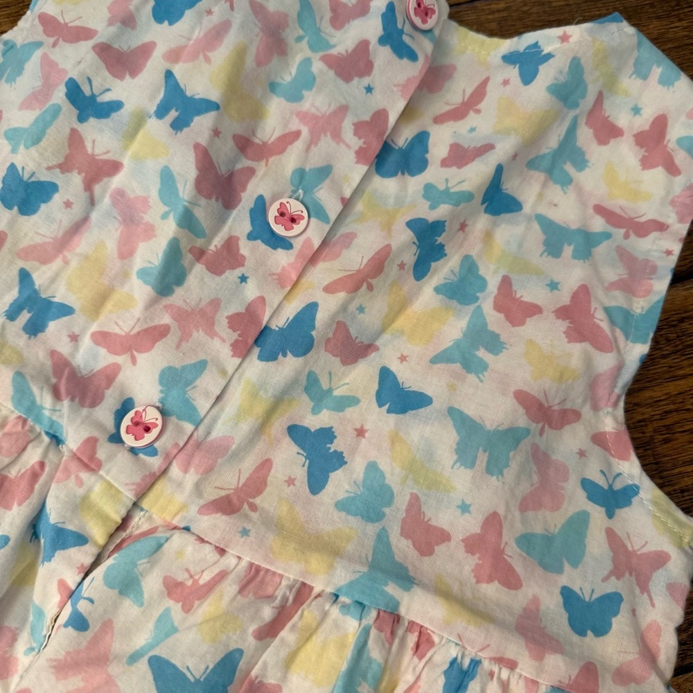 Question Everything Butterfly Print Kids Dress - Picture 7 of 7